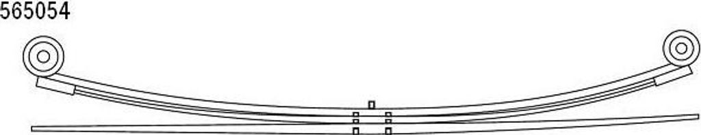 CS Germany 10.565.054.00 Federpaket Hinterachse