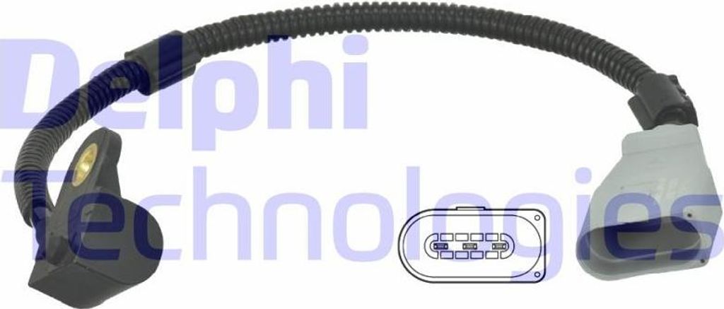 DELPHI SS11037 Nockenwellenpositionssensor OE 03G957147A kompatibel mit A3 8P, A4 8E, A4 8H, A6 4F, Grandis, Lancer, Outlander, Altea, Altea XL, Le...