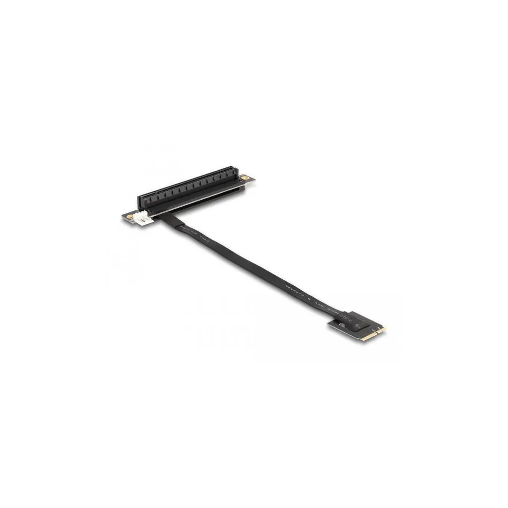 Delock Adaptateur M.2 Key A+E vers PCIe x16 NVMe avec Câble de 20cm