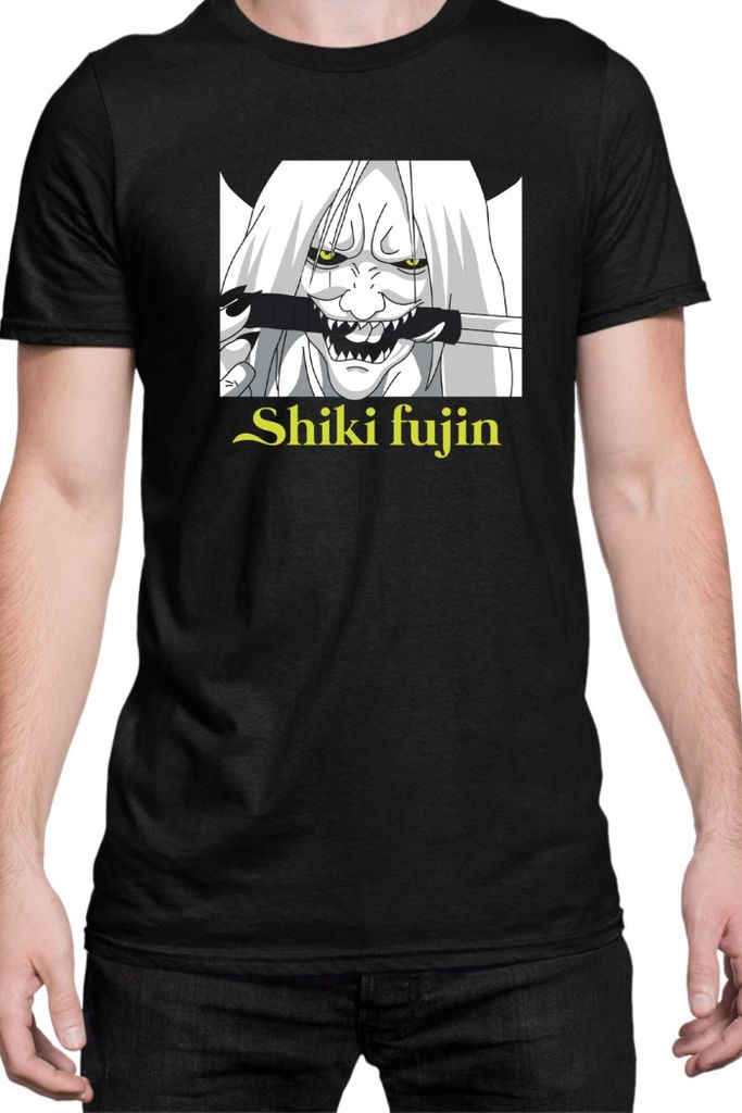 Herren T-Shirt Japan Manga Anime Comics Animation Naruto Shiki, Man L / Schwarz