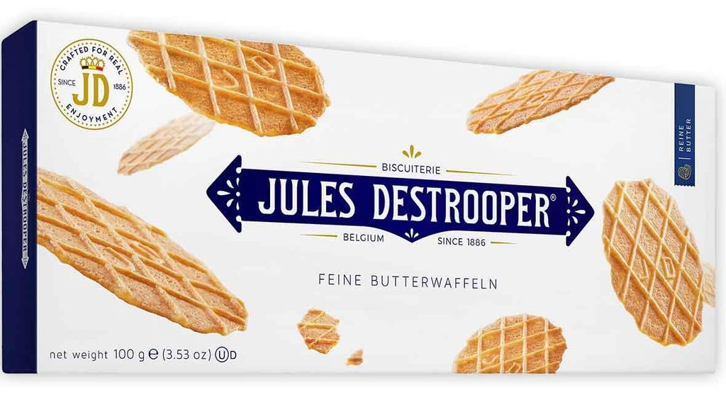 Jules Destrooper tradiční belgické vafle s jemným máslem Obrázek produktu 