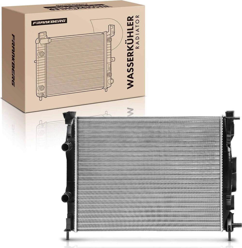 Frankberg 1x Kühler Wasserkühler Motorkühler für Renault Megane II Scénic II