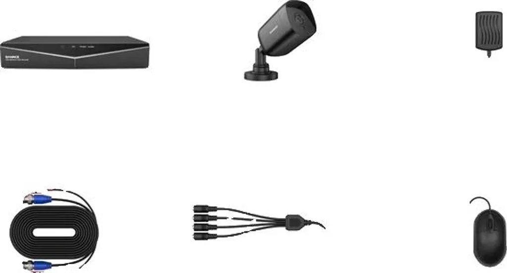 Kit de vidéosurveillance complet avec DVR 8 ports et 8 caméras dôme 2MP