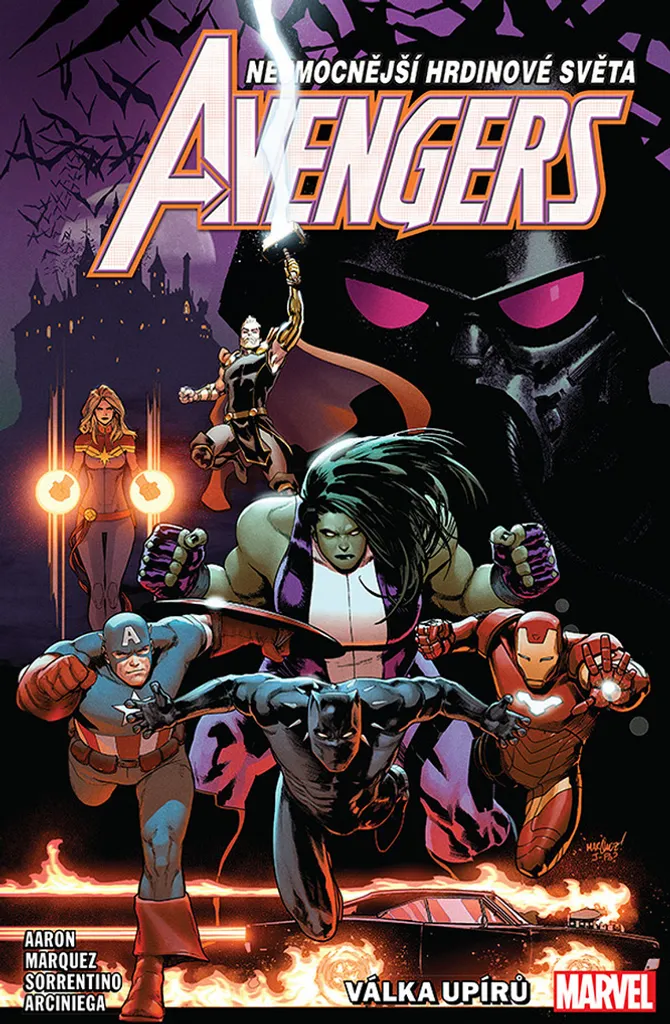 Avengers 3 Válka upírů Album Illustré avec Couverture Rigide Marvel