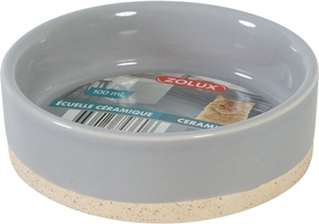 Zolux Olaria Futternapf Keramik grau