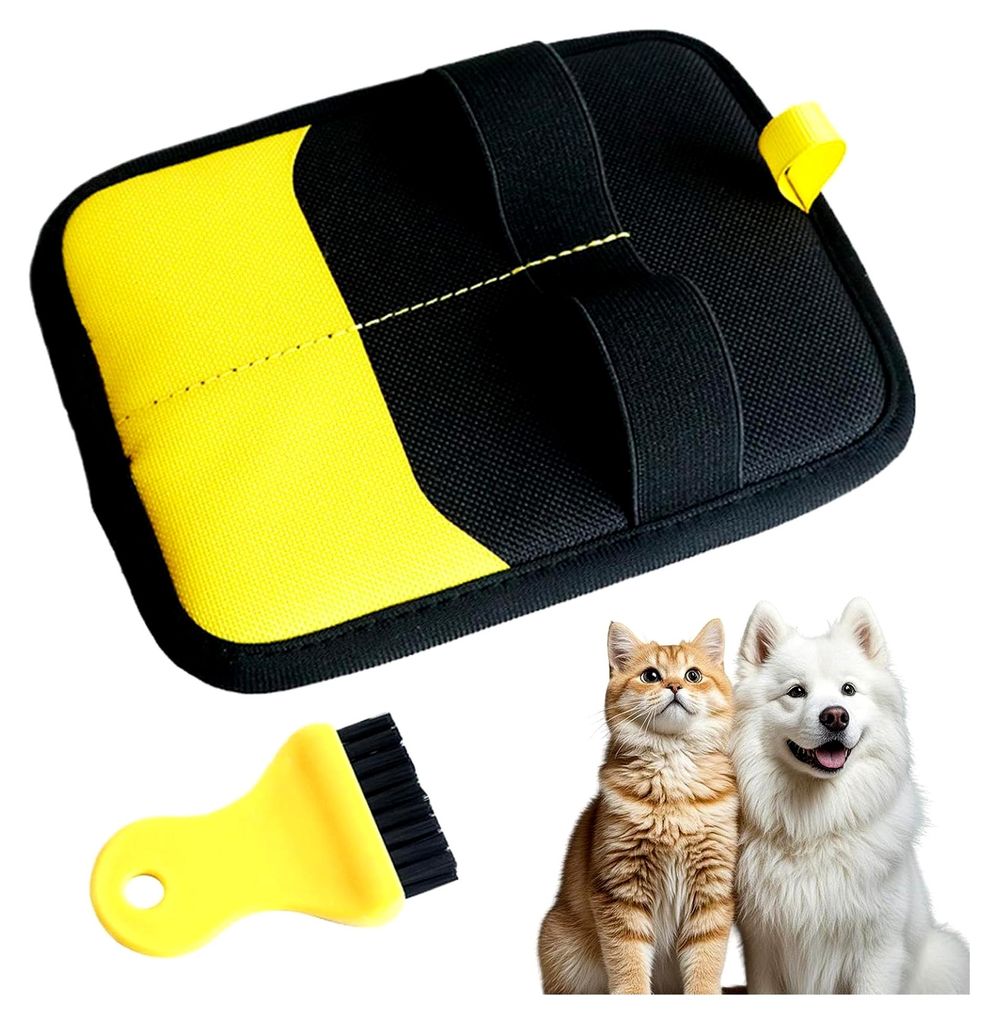 Werkzeug zur Entfernung von Tierhaaren | Wiederverwendbare Entwirrungshilfe - Handschuhe für Pflege und Massage von Katzen, für Couch, Sofa, Sitz...