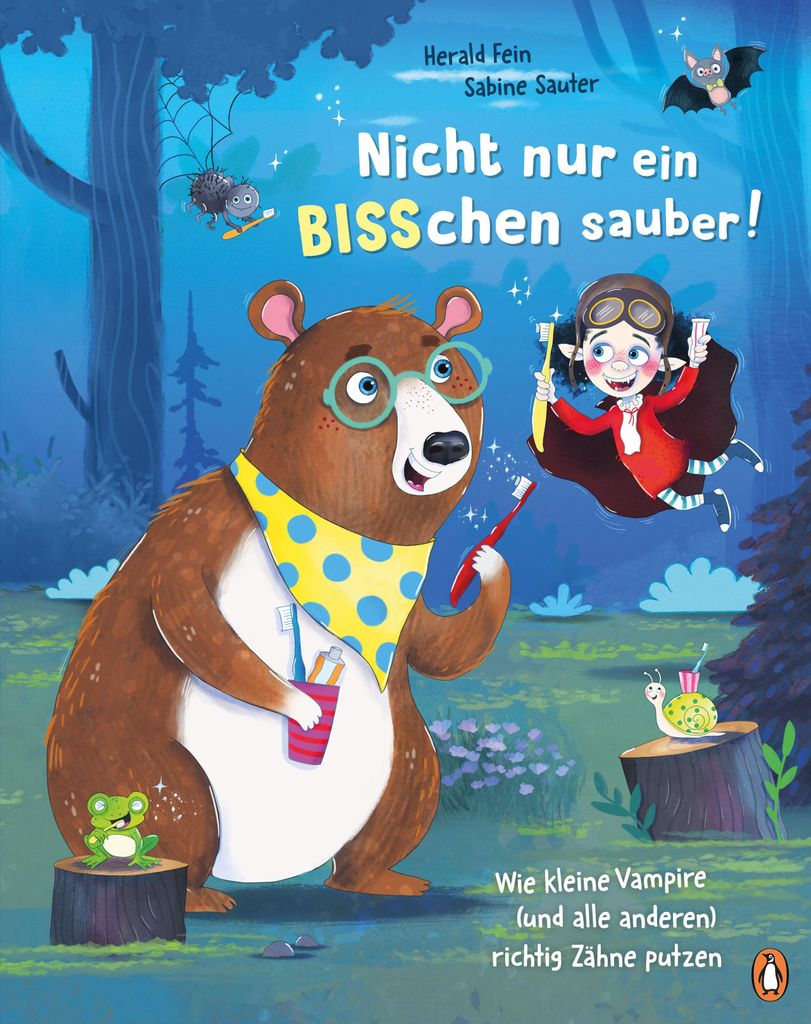 Nicht nur ein BISSchen sauber! Wie kleine Vampire (und alle anderen) richtig Zähne putzen