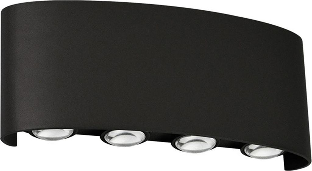 Lumières montantes et descendantes 8W 4000K Cadre noir 8 Image du produit 