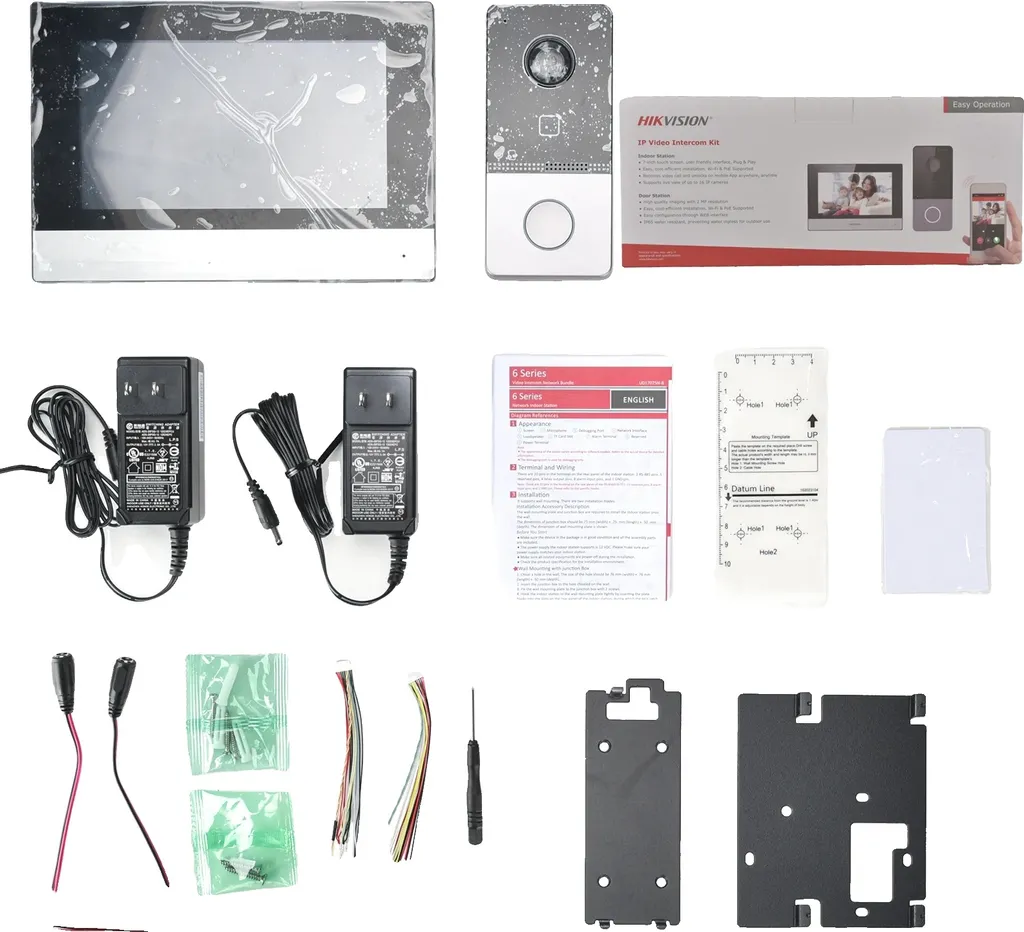Visiophone connecté sans fil Hikvision DS-KIS603-P pour votre maison