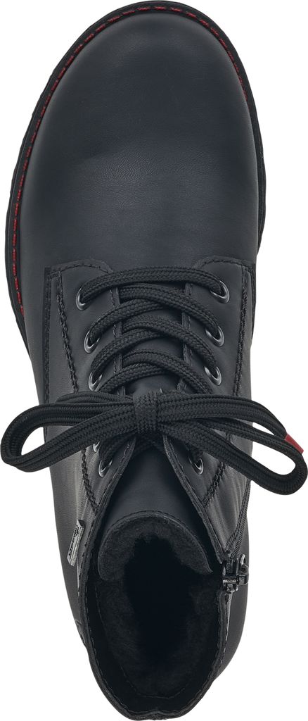 Rieker Schnürstiefel - Tiefschwarz Kunstleder Größe: 39 Produktbild 2
