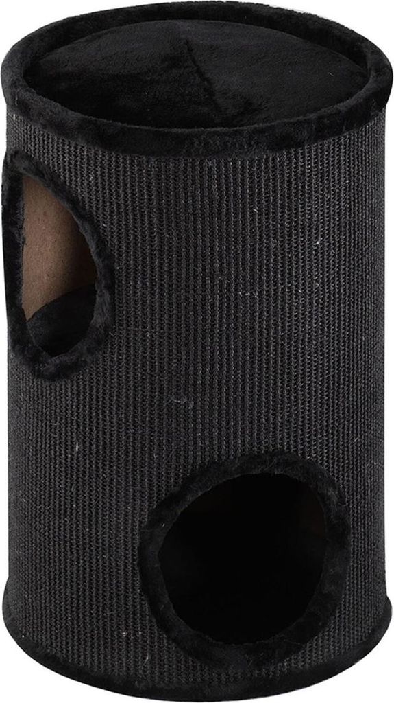 Europet Bernina Kratzbaum Trend Cat Dome Everlast Tower schwarz, Maße: 37 x 37 x 56 cm