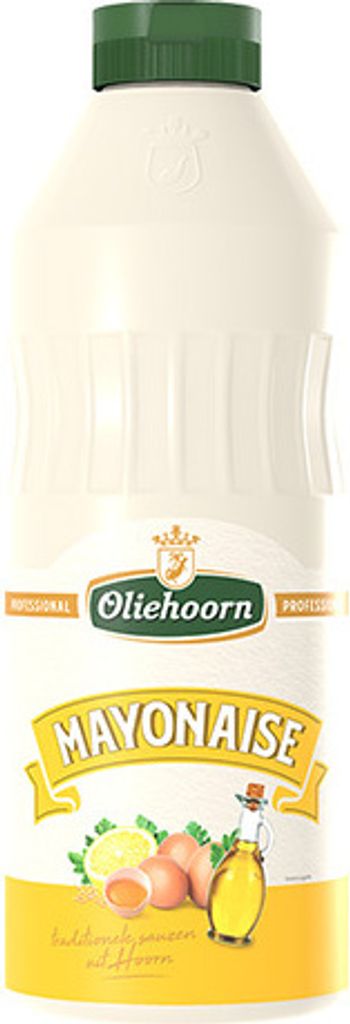 Oliehoorn Mayonaise 80% 900ml Flasche (Mayonnaise mit 80% Produktbild 