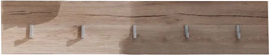 Appendiabiti Margit con 5 ganci, decoro rovere chiaro.