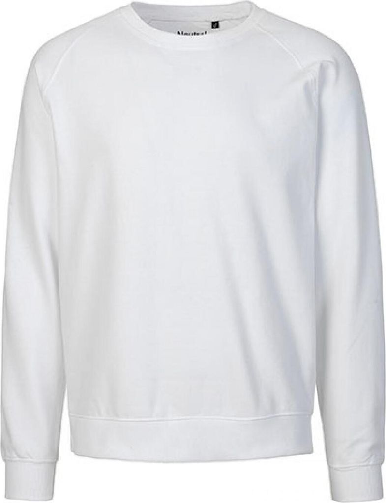 Neutral O63001 | Uni Sweatshirt / 100% Fairtrade-Baumwolle - Farbe: White - Größe: 3XL