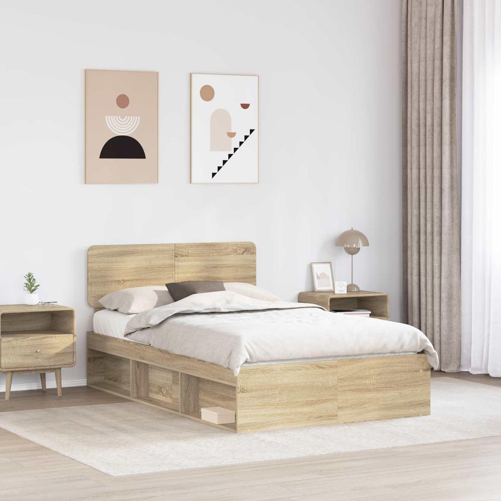 "Winter Sale" Bettrahmen Sonoma 120 x 200cm Massives Kiefernholz - clorisNeu443509 - Klassische BettenJugendbett Tagesbett