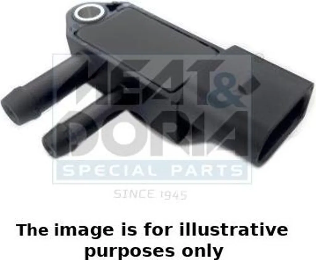 MEAT & DORIA 82315E Sensore di pressione dei gas di scarico OE 07Z906051A compatibile con Golf Plus, Jetta, EOS, Crafter, Golf VI, Golf V, Caddy, Yeti, Superb, Roomster, Octavia, Fabia, Toledo, Leon, Ibiza, Cordoba, Altea XL, Altea, Alhambra, Lancer, Grandis, TT, Q7, A8 4E, A6 4F, A4 8H, A4 8E, A3 8P, Multivan V, Passat 3B, Passat 3C, Passat CC, Phaeton, Polo 9N, Scirocco, Sharan, Tiguan, Touareg, Touran, Transporter V