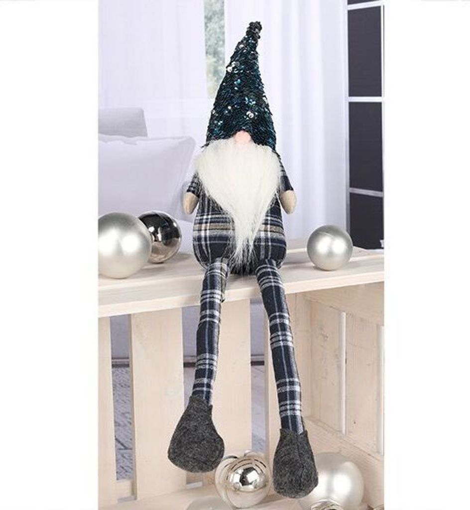 ohne Marke Kantenhocker Weihnachtswichtel blau OneSize