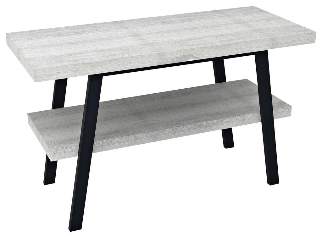 Sapho TWIGA Waschtisch 120x72x50 cm, schwarz matt/Eiche Altweiß