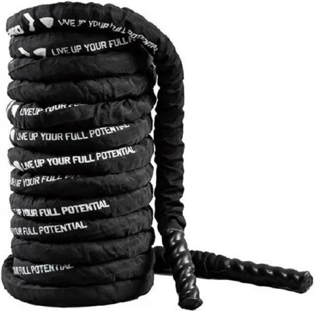 Musculation complète sans poids libres : Corde LivePro COVER BR 15 m noir