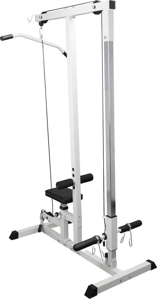 Appareil de musculation du dos React avec tour de traction et siège