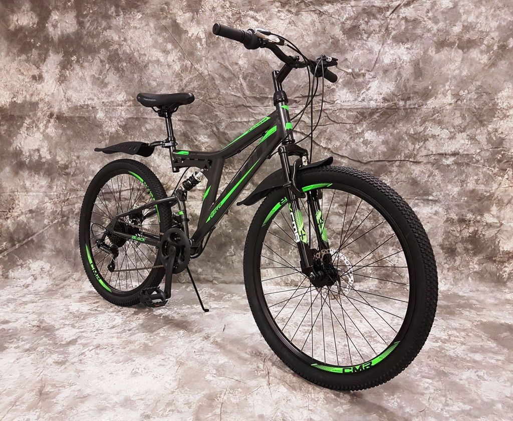26 Zoll MTB BLACKRIDER VON UMIT Vollgefedert 21-Gang Produktbild 
