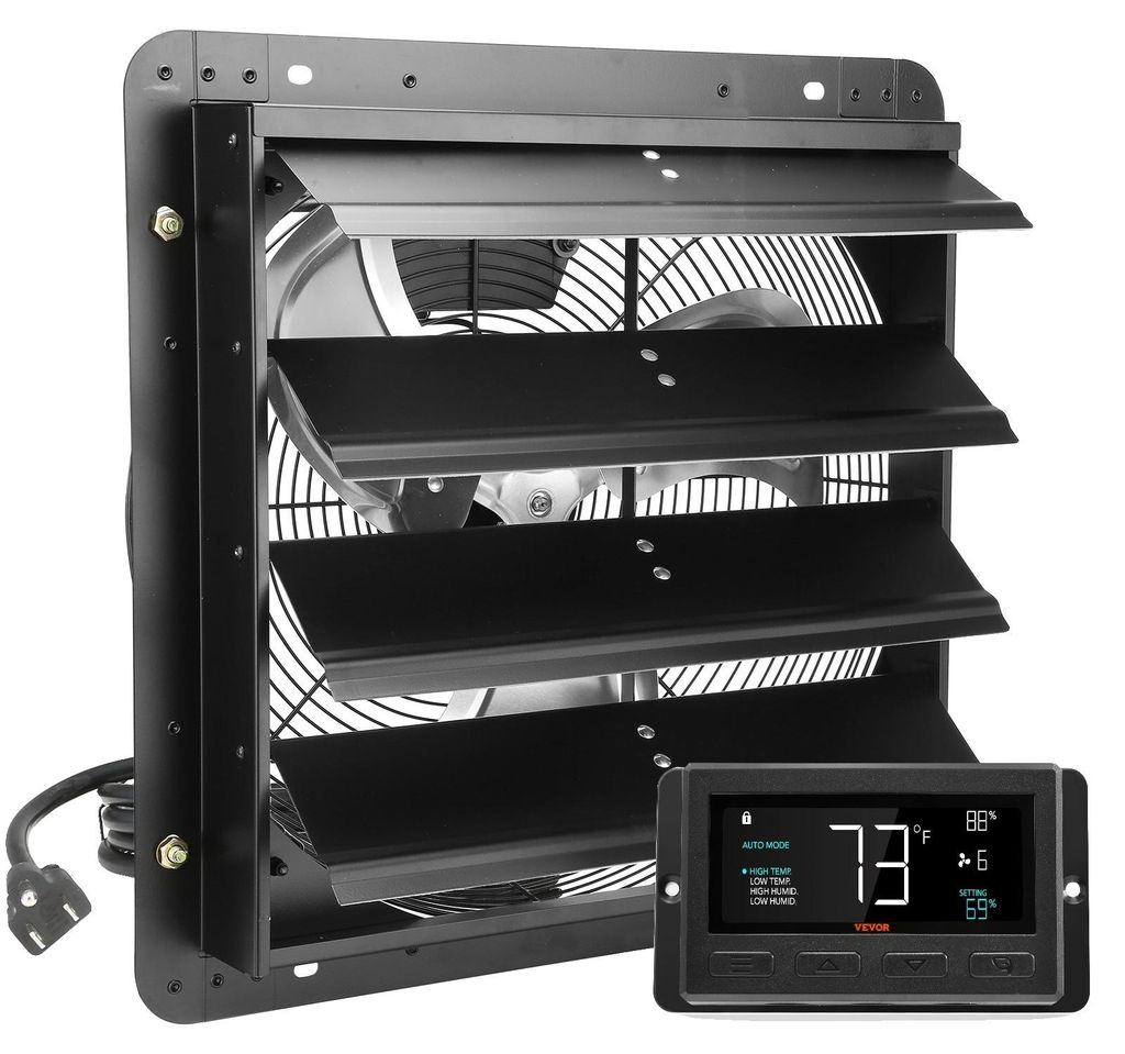 VEVOR odsávací ventilátor, 406 mm, regulátor teploty a Obrázok produktu 