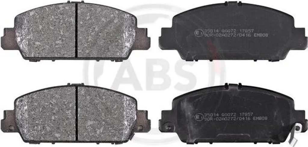 Jeu de plaquettes de frein à disque pour HR-V - Standard OE 45022T2GA00