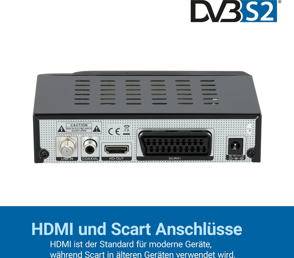 Comag HD45 DVB-S2 Full HD Satellitenreceiver, HDMI & Scart Produktbild 11