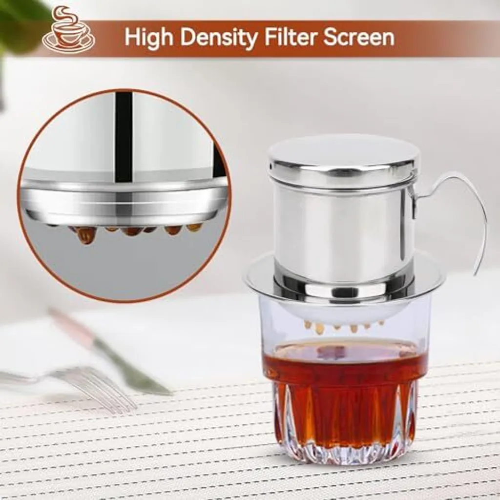 Filtro per caffè in acciaio inox, riutilizzabile, filtro per caffè