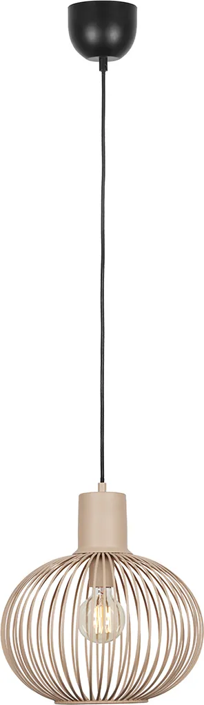 Lampadario Moderno Trio Gila Ø 33cm E27 | Sospensione Metallo Nero