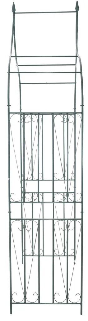 Arche à Roses CLP Arcs de 60 cm en Fer Vert avec Poids Élevé Robuste - 3