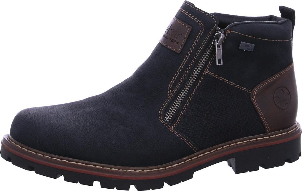 Rieker Herren Stiefelette Boots Reißverschluss Winterboots Produktbild 