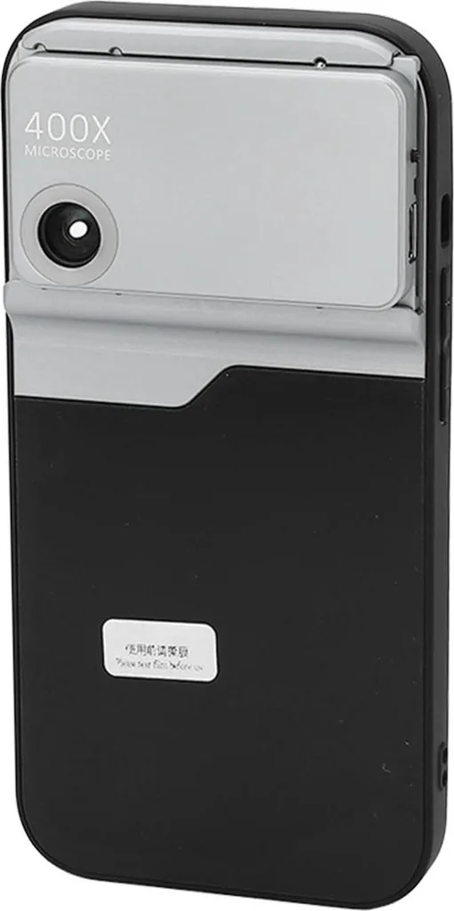 Microscope pour iPhone 14 Pro, Objectif Haute Résolution 400x avec LED