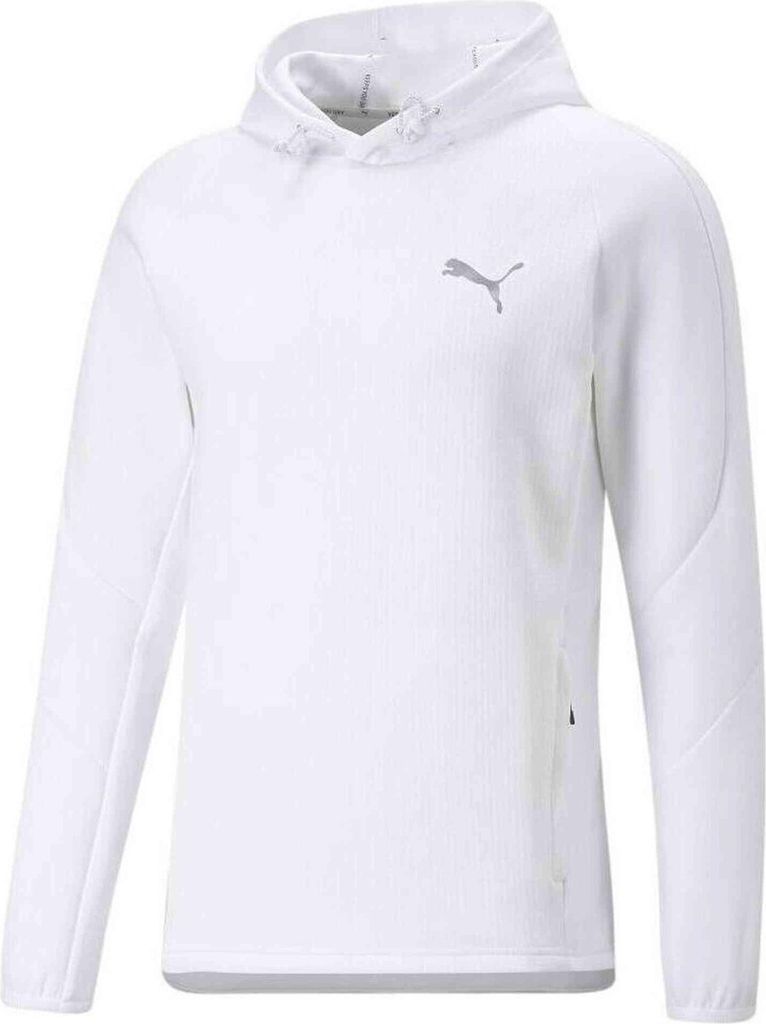 Herren Sweater mit Kapuze Puma Evostripe Weiß - M