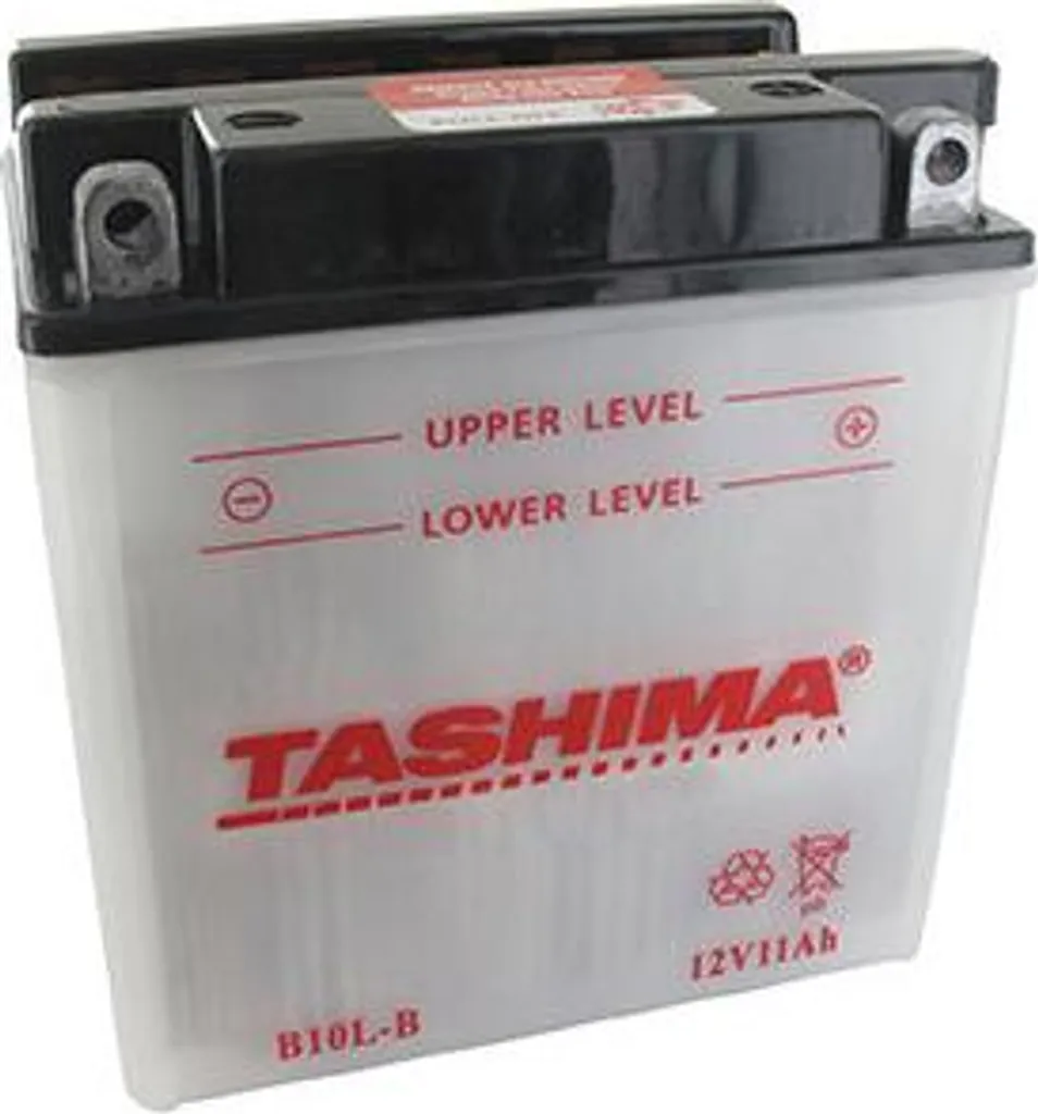 Batterie Tashima 12V 11Ah plomb renforcée pour scooter et moto standard