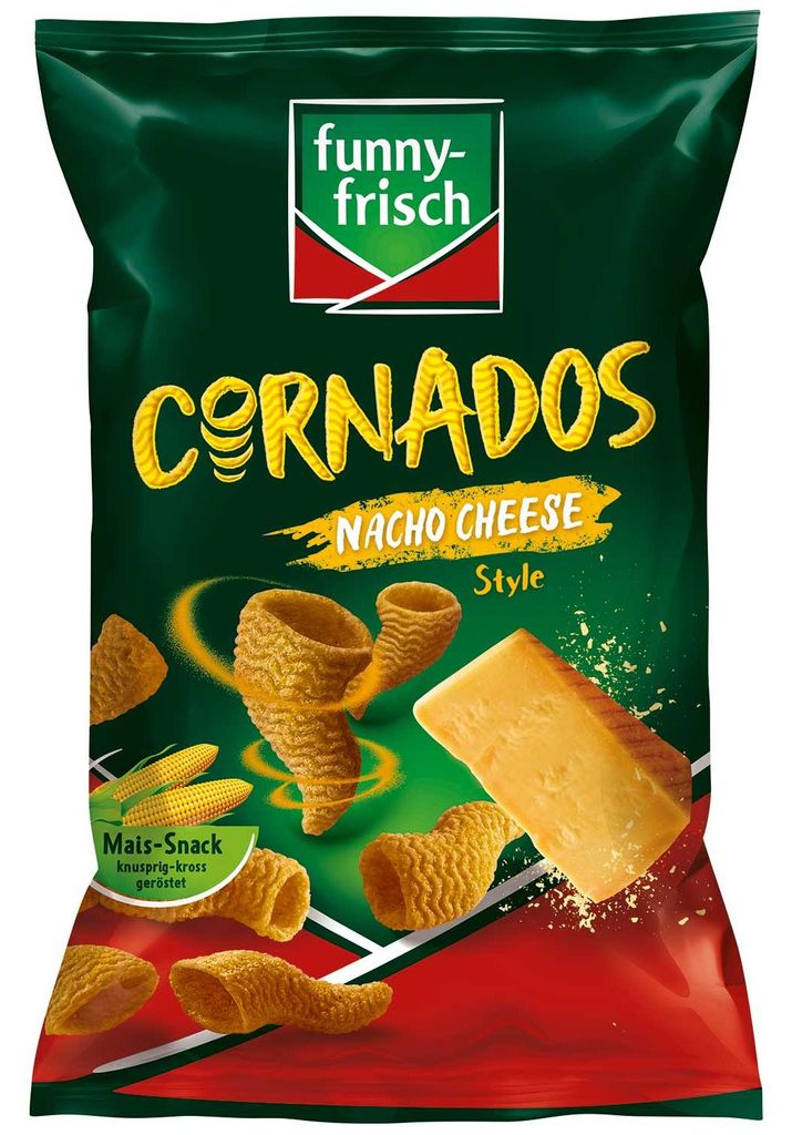 funny-frisch Cornados Nacho Cheese Style 80g Produktbild 