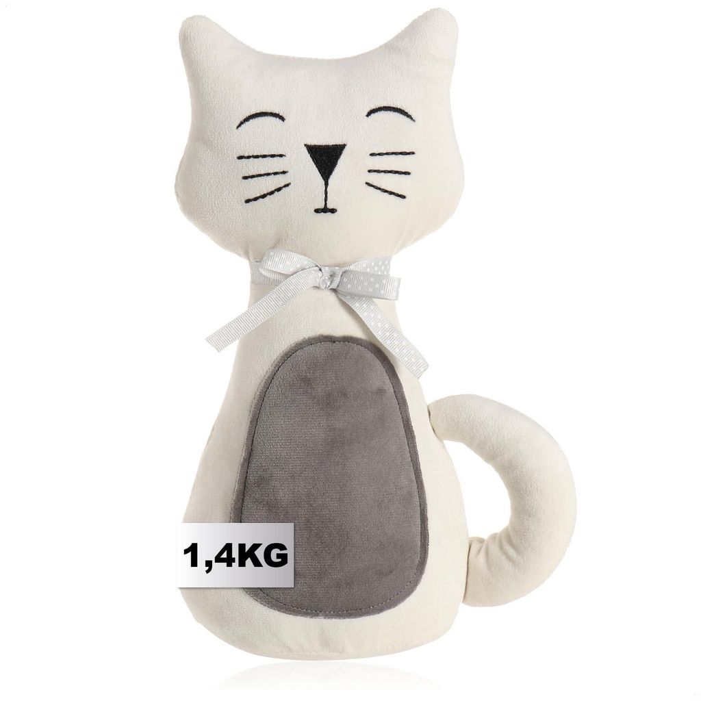Türstopper, stabiler Türhalter, niedliches Katzenmotiv, funktionales Wohnaccessoire, Stopper für Fenster und Türen, ideal gegen Zugluft (Katze ...