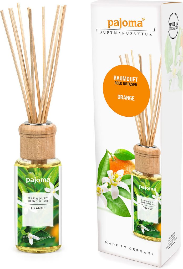 pajoma Raumduft 100 ml inkl. Duftstäbchen, Orange