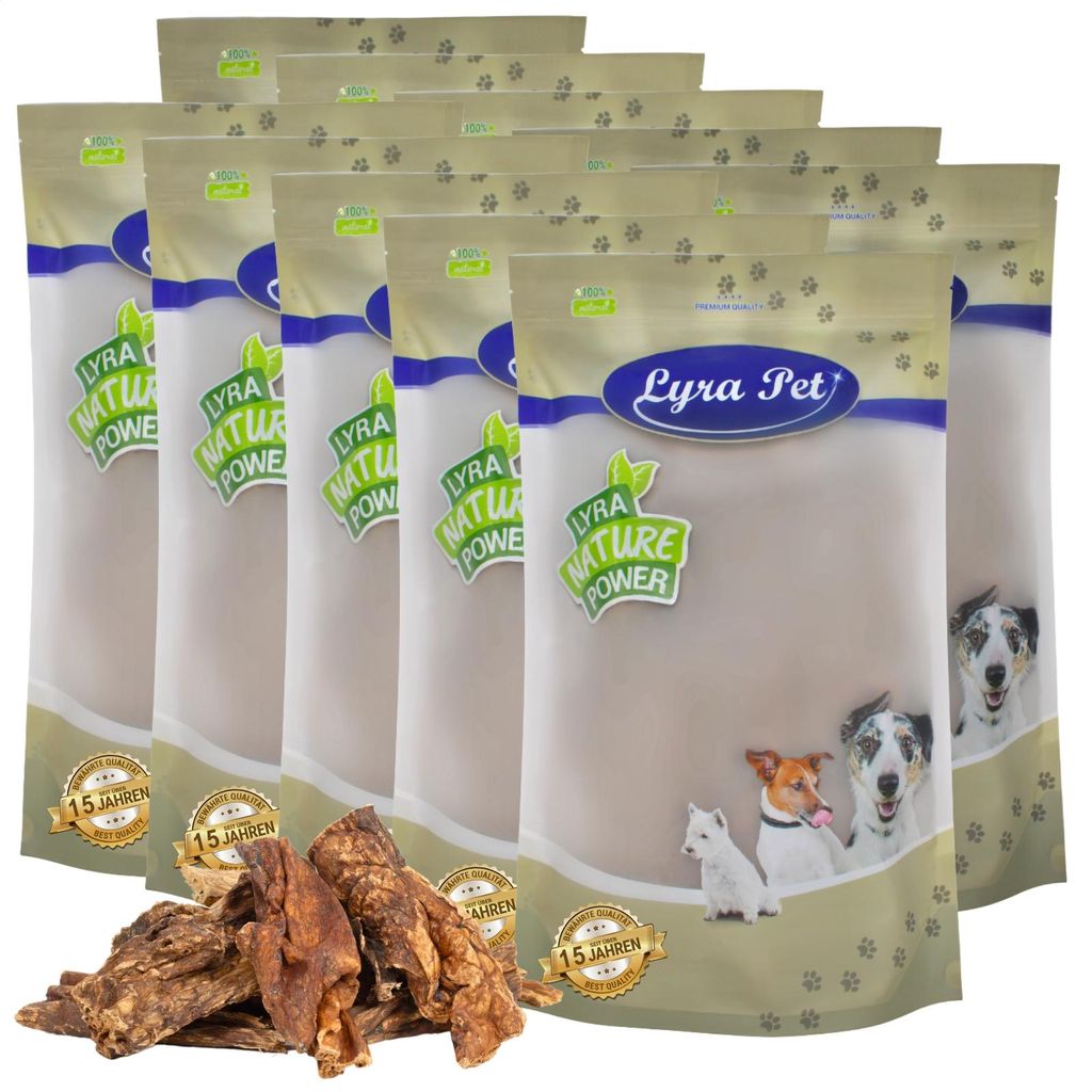 Hundesnack Rinderlunge fettarm für empfindliche Verdauung Produktbild 