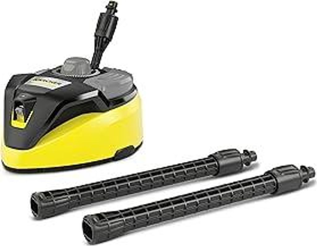 Kärcher Flächenreiniger T-Racer T 7 Plus (Spritzwasserschutz, für große Flächen, zwei Flachstrahldüsen, Handgriff für senkrechtes arbeiten, ...
