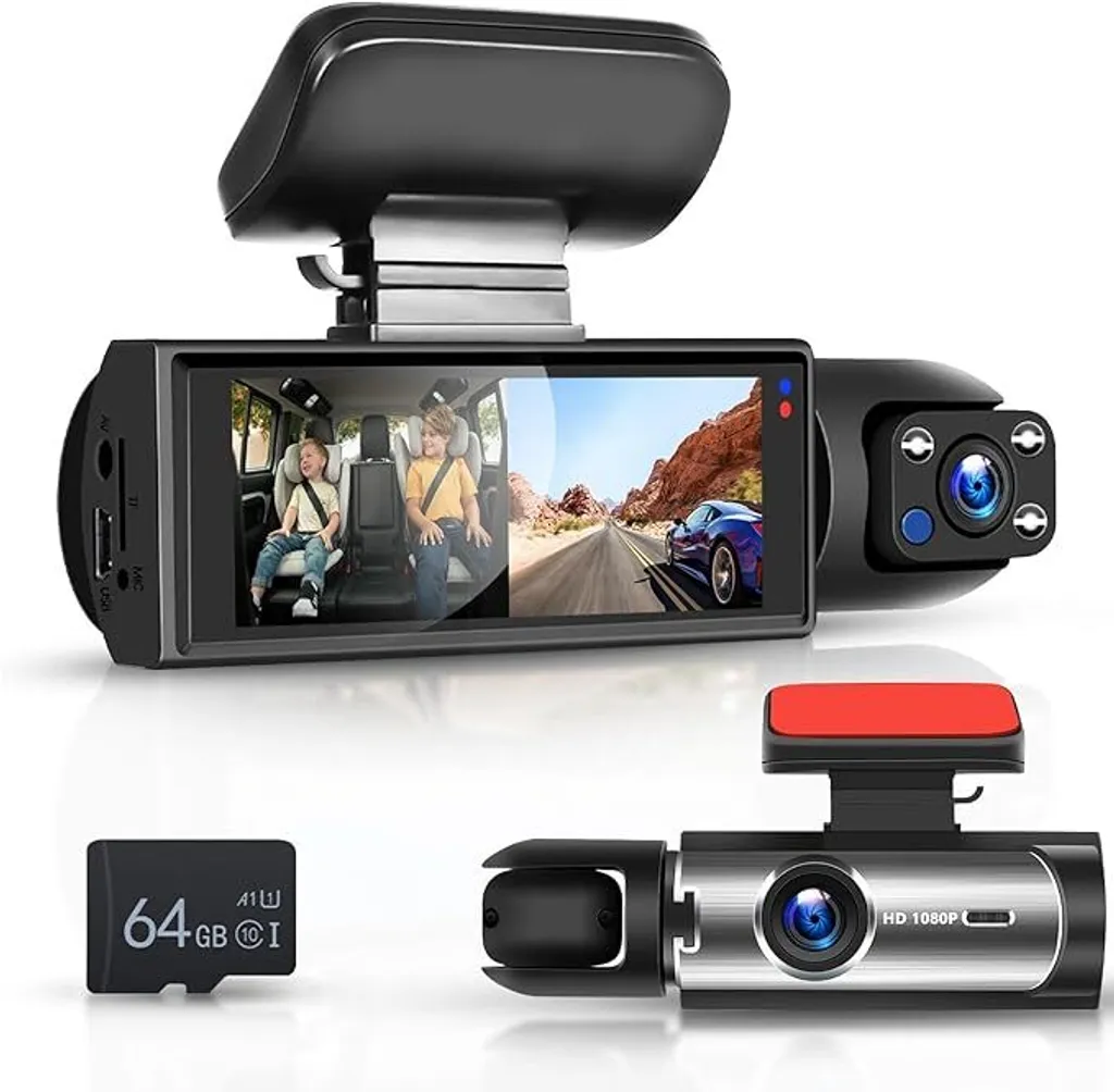 Dash Cam Anti-Litige FHD 1080P : Preuve Vidéo et Vision Nocturne WDR
