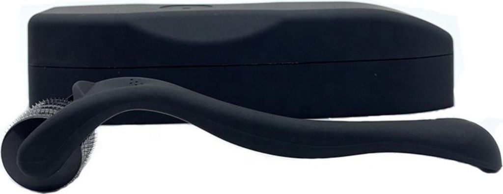 INF 540-Nadel Derma Roller 0,2mm für Gesicht und Körper Matte Black Microneedling