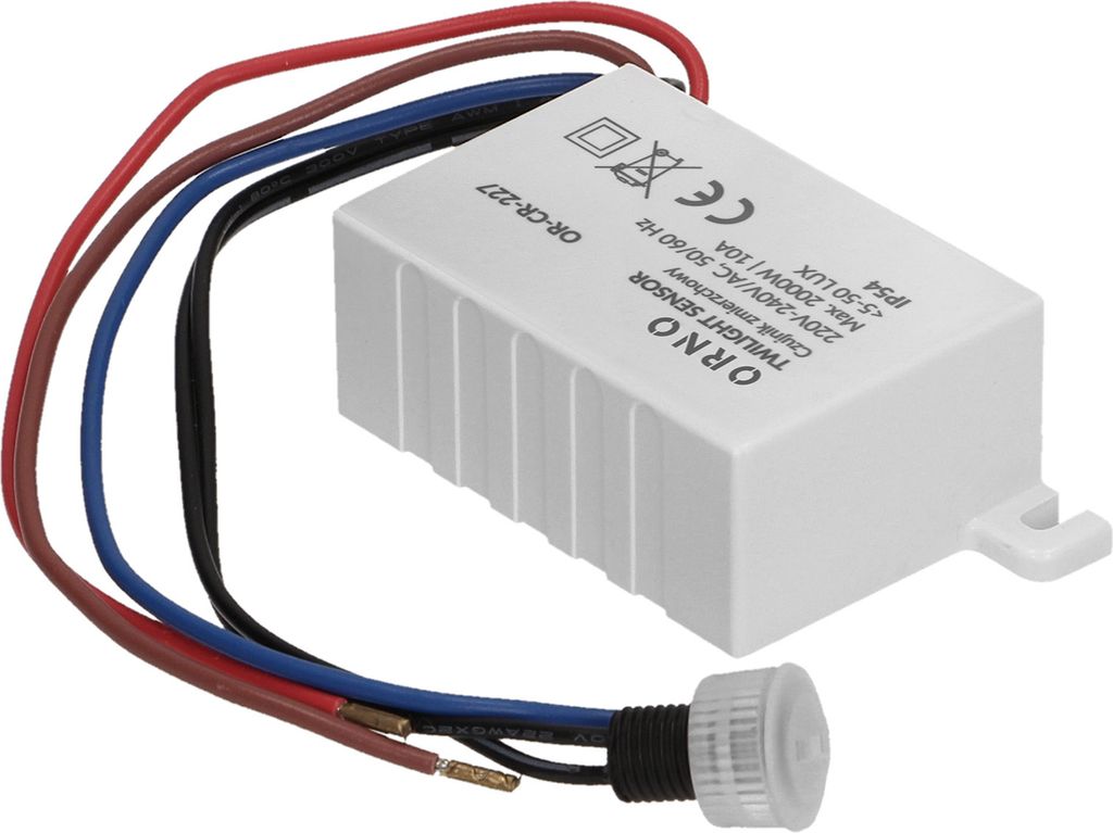 Orno CR-227 Dämmerungsschalter Aussen 230v mit Lichtstärke Produktbild 