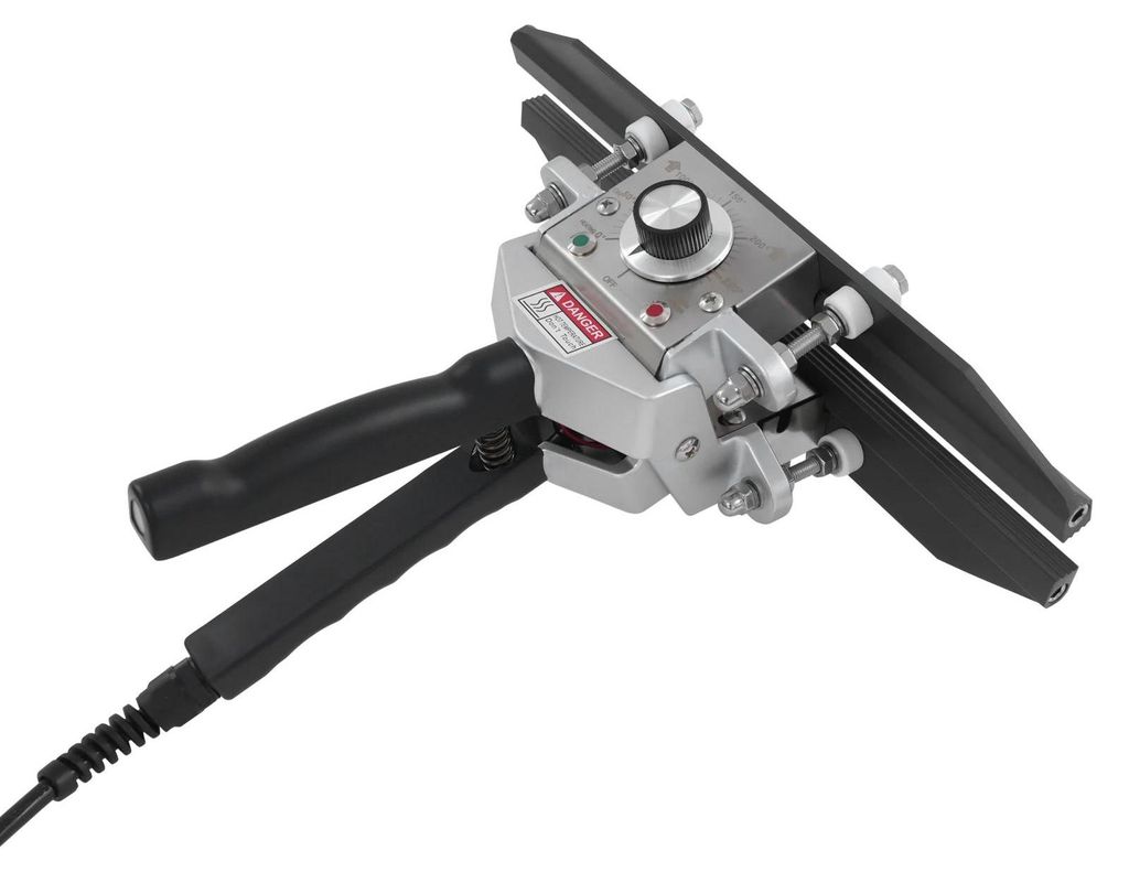 Hand-Folienschweißzange - FKR-300 - Schweißlänge 30,5 cm - Einstellbar 0–300°C - 220V EU-Stecker - Aluminium - Schwarz