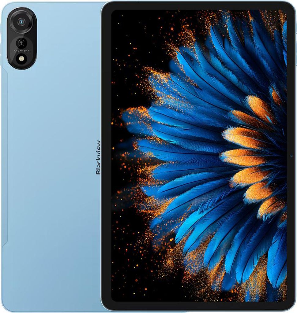 Blackview MEGA2 Tablet, 12", 12GB RAM, 256GB Flash, 16MP+8MP, 9000mAh, 18W, Blau