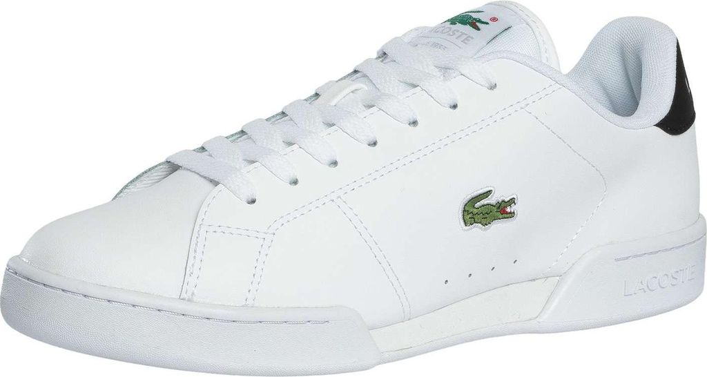 Lacoste Carnaby Cup Leder-Sneaker, Weiß 43 EU