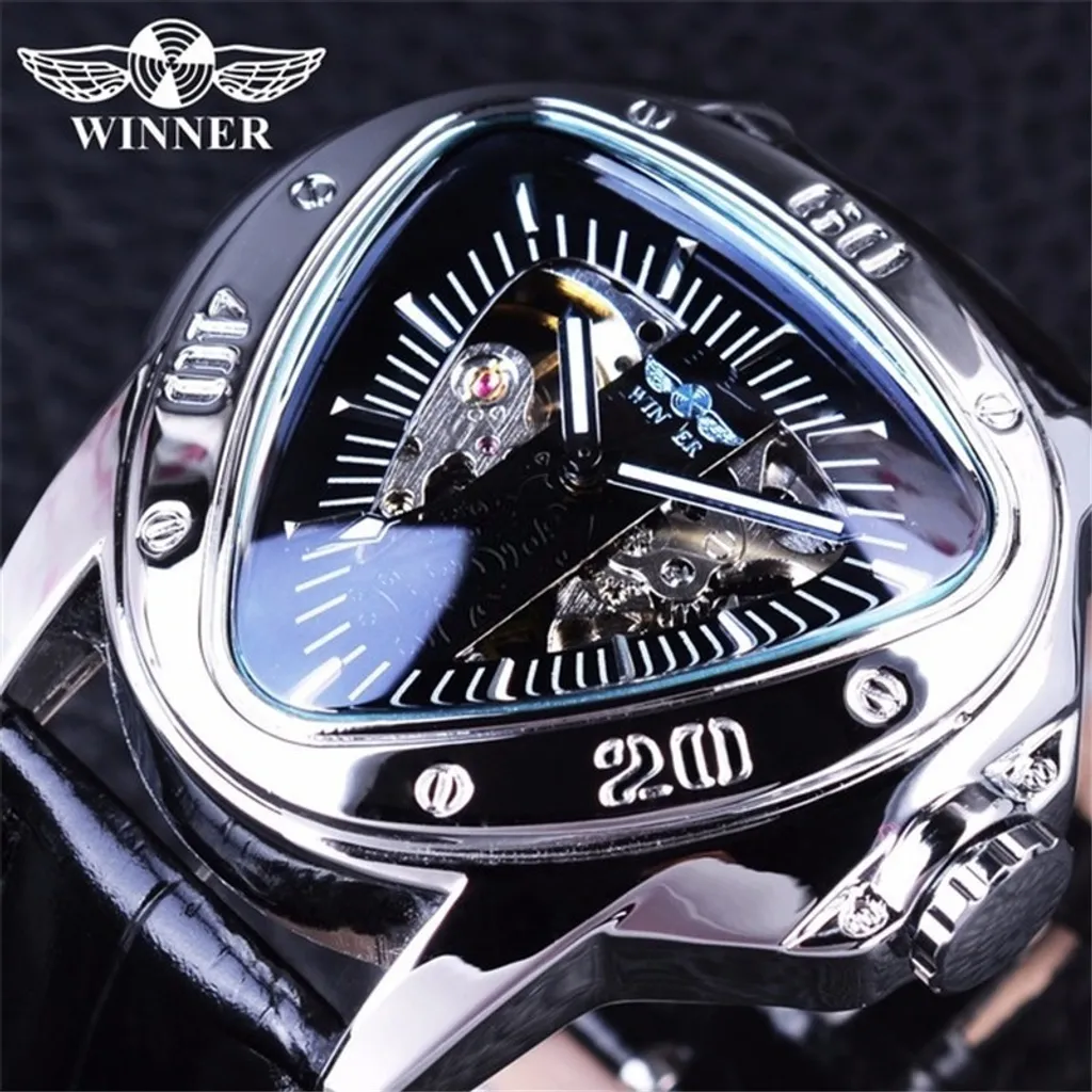 Winner Otto KP14448 : Montre Automatique Homme Noir & Argentée Luxe