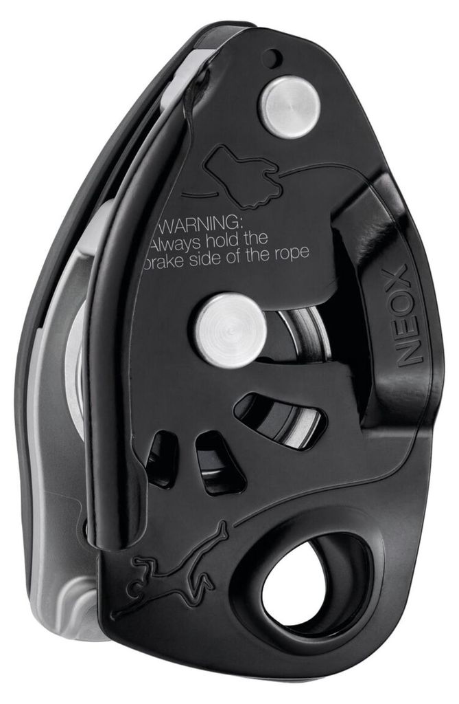 Petzl NEOX - Sicherungsgerät - black black