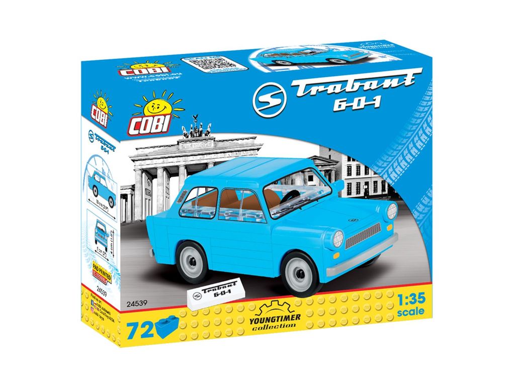 COBI 24539 Trabant 601, 1:35, 72 k Obrázok produktu 
