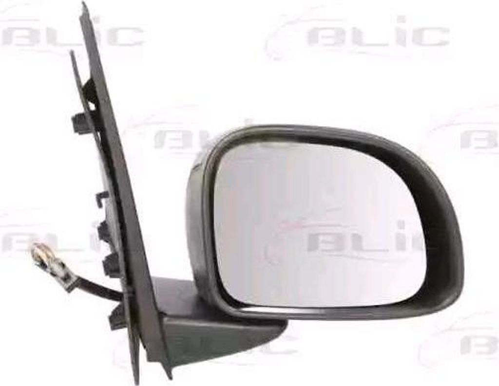 BLIC 5402-07-049376P Außenspiegel Seitenspiegel Rechts für FIAT PANDA (169) Beheizt Konvex Grundiert Elektrisch